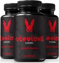 (3 Pack) Steelovil kapselit miehille, viralliset Steelovil pillereitä kattavan tuen, Kaikki Natural Mies täydentää tukea energiaa ja yleistä terveyttä, Steel ovil Pastillas Reviews (180 kapselia)