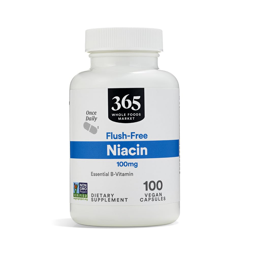 365 av Whole Foods Market, Niacin, 100 Mg, 100 Count