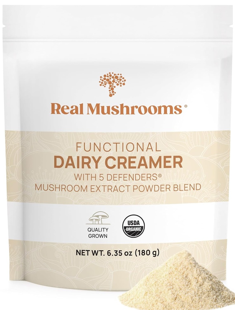 Real Sienet Toiminnallinen maito kerma sieni uutteet Makeutettu Luomu Lucuma & Vaahtera Powder ...