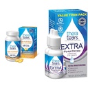 TheraTears Omega 3 Supplement, 1200 mg, 90 t (pakkaus 1) & Ekstrakuivasilmäterapia Voitelu silmätipat kuiville silmille, 0,5 fl pullo, 2 kreivi