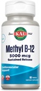 KAL- B12-vitamiini Metyylikobalamiini 5000 mcg, terve energia, aineenvaihdunta, hermojen ja punasolujen tuki, * Nopea liuottaminen ActivMelts, optimaalinen imeytyminen, luonnollinen vadelmama maku, 90 tarjoilua, 90 mikrotablettia