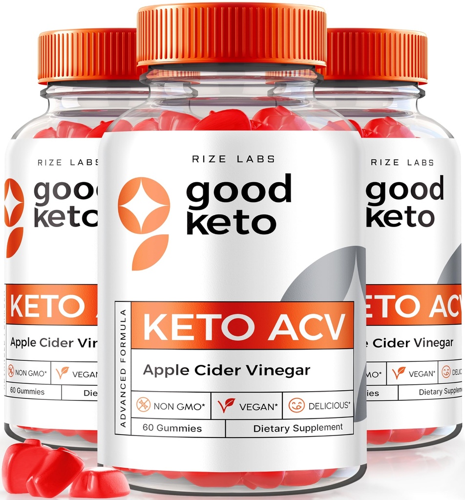 rize labs - Hyvä Keto ACV Gummies pitkälle laihtuminen, kaikki luonnolliset, Premium Formula, Apple Siideri viinietikka täydentää (180 Gummies)