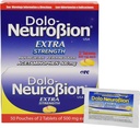 Neurobion Dolo Pain Reliever, Fever Reducer, Extra Strength, Fuerte, Alivia el Dolor, Reduce la Fiebre Dispenser 50 x 2 tabletter