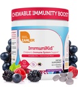 Zahler Kids Immuuni tuki täydentää Elderberry, Sinkki ja C-vitamiini D3 A - Rypäleen makupala purutabletit - Kosher lapsille ikä 4 ja ylös, 60 kreivi
