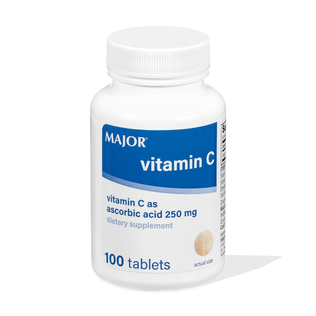 C-vitamiini 250 Mg - Ravintolisä - 100 tablettia (1 pakkaus)