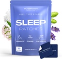 Premium Sleep Patchs for Aikuinen - 30 Pack ... Extra Strength Melatoniini Patchs With L-Theanine & Ashwagandha - Nukkuva Patch Rentoisille öille, ihoystävällinen & Mukava - Nopeasti toimiva, pitkäikäinen