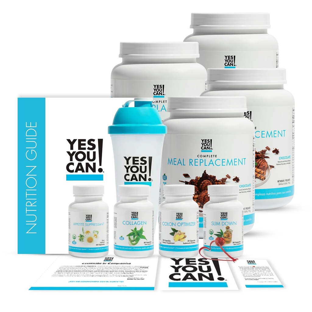 Ja du kan! Transform Kit Complete Meal Replacement - Innehåller Meal Replacement Powder Shake och Natural Meal Replacement Supplements, Nutritional Healthy Meals Replacement (Chocolate - 60 Servings)