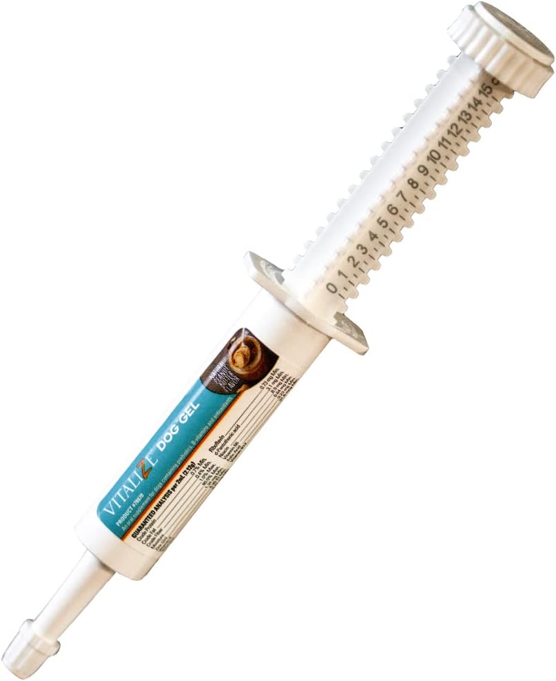 Elinvoimainen koiran geeli - leikkauksen jälkeen Recovery & Probiootit Vaihtoehtoinen Immuuni tuki Booster täydentää koirille Dgestive & Gut Health - nestemäinen geelitahna (15 ml)