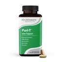 LifeSeasons Puri-T - Maksan puhdistus- ja detox-tuen lisäosa - Resveratrol, N-Acetyl Cysteine, Milk Thistle, Artisoke & Turmeric - Tukee kudosten regenerointi & terveen Bile Flow - 60 kapselia