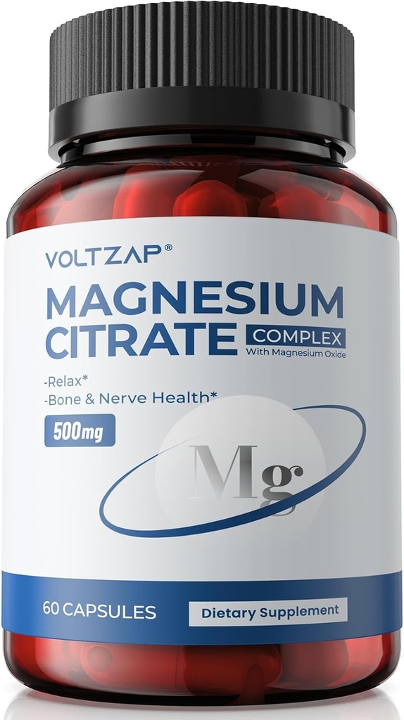 Magnesiumsilikaattikapselit 500 mg täydennysosa: Ummetus ja terveys uni tuki Erittäin imeytyvä Magnesium Elementin täydentää Complex lihasten ja digestion tukea - ei-GMO & Gluteeniton