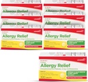 Leader 4 Hour Allergy Relief, Chlorpheniramine Maleate Tablets, Antihistamine, 4 mg, 100 greve (Pack of 6)
