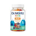 DR. MORITZ Lapset Multivitamiini Gummies 14 Essential Vitamiineja Päivittäinen täydennys ikäisille 2+ ACDE-vitamiini Kasvisruokaa B6 B12 Sinkki Biotiini Gummy Multivitamiinit lapsille- (60 Count)