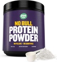 2lb No Bull Unflavored Whey Protein Powder, Pure, Instantized Whey Supplement, High Protein, Low Carb, No Fillers, No Additives, smaklösa