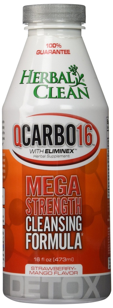 Herbal Clean BNG Enterprises Q Carbo Liquid Straw Drinks, Mango, 16