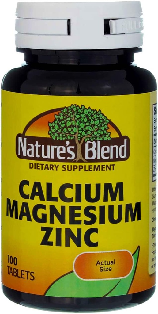Nature's Blend Kalsium Magnesiumsinkki, 100 tablettia (pakkaus 3)