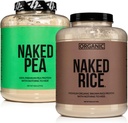 NAKED Vegan Protein Bundle: 5LB Unflavored Pea och 5LB Organic Rice
