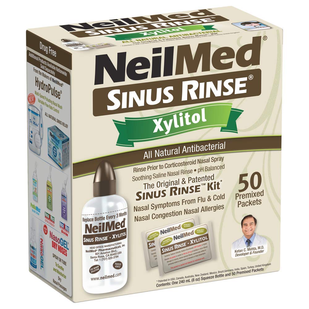 NeilMed Sinus Russe Kit, jossa on Xylitolia, 50 ml (pakkaus 1)