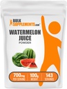 BulkSupplements.com Watermelon Juice Powder - alkaen Watermelon Fruit, Fruit Powder, Hydroding Supplement - 700mg per Serving, 100g (3.5 oz) (pakkaus 1)