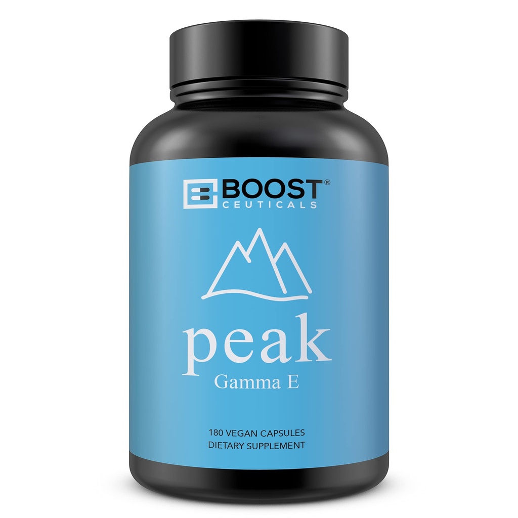 BoostCeutics Vegaanivitamiini e Gamma Tokoferoli ...180 mg Gamma e Per Serving...