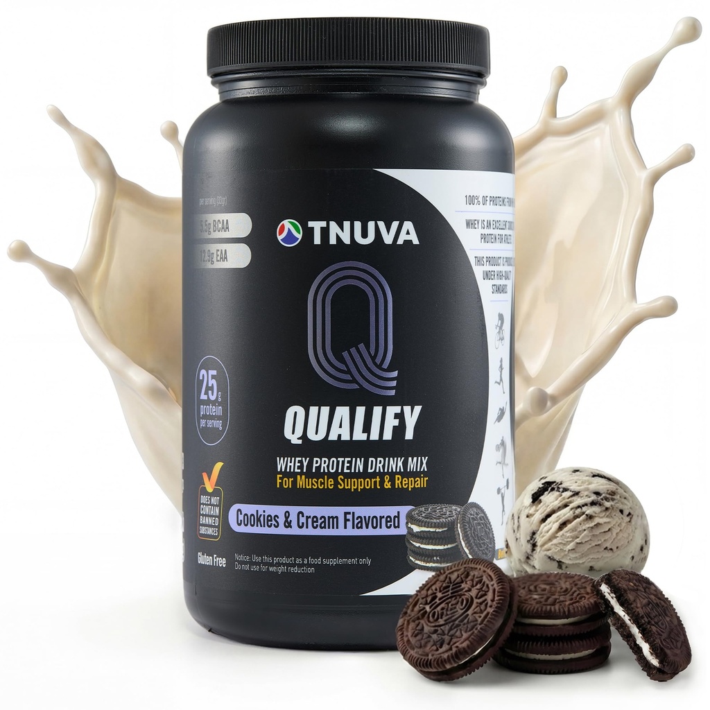 Evästeet & Cream Protein Powder. 25g Protein Shake Powder for Post Treout Recovery, Smoothie & Baking. Gluteeniton, Kosher, Aminohapot (5,5 g BCAA, 2,7 g leusiinia), 23 tarjoilua