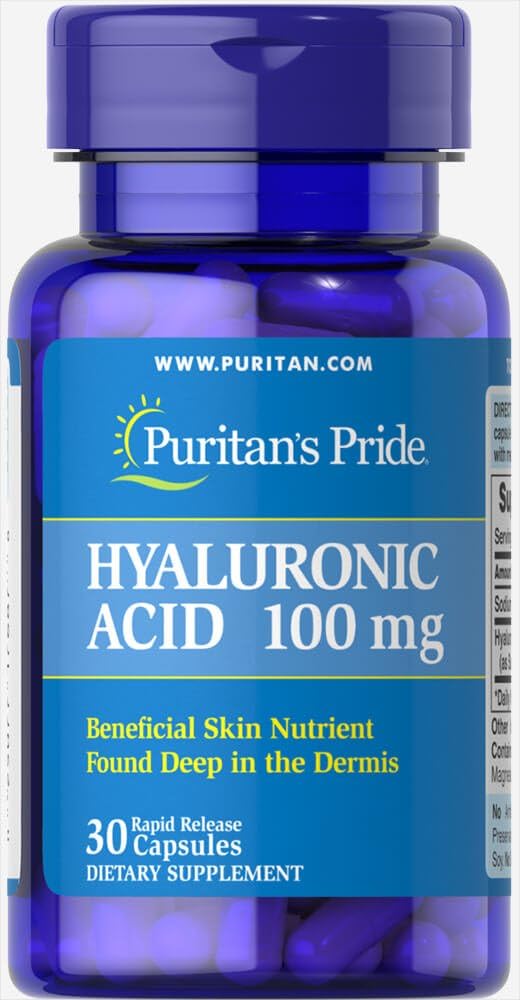 Puritan's Pride Hyaluronic Acid 100 mg-30 kapselia