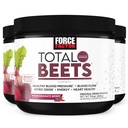 Force Factor Total Beets Drink Mix Superfood Powder med Nitrater för att stödja cirkulation, kväveoxid, energi, uthållighet och uthållighet, kardiovaskulär hjärthälsotillskott, 90 portioner, 3-pack