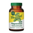 MegaFood Magnesium Glycinate, Citrate, Malate 300mg Supplement - Högt Absorbable Blend för att stödja hjärta, Nerve Health & Relaxation, Triple Magnesium Complex Supplement, 60 kapslar (30 portioner)