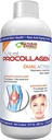 Natural Energy Vital Procollagen - Liquid Hydrolysed Collagen Protein with Hyaluronic Acid and Glukosamiini Chondroitin Sulfate Anti-Aging Factor for Miehet ja naiset 16oz Uusi Snickerdoodle Flavor