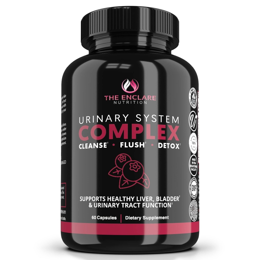EnCLARE ravitsemus D Mannose kanssa karpalo pillereitä, virtsateiden terveys UTI tuki, munuaiset, virtsarakon, maksan puhdistus, Detox. D-mannoosi 1000 mg kapselit, karpalomehujauhe, voide & Hibiscus