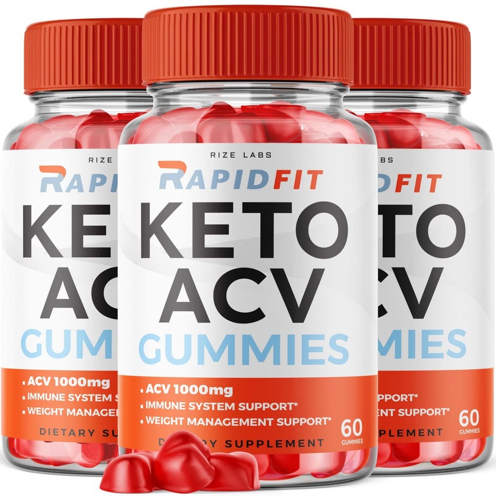 rize labs - RapidFit Keto ACV Gummies Advanced Painonmenetys Apple Sider Viinietikka täydentää auttaa vähentämään vatsa rasvaa extra vahvuus (180 Gummies)