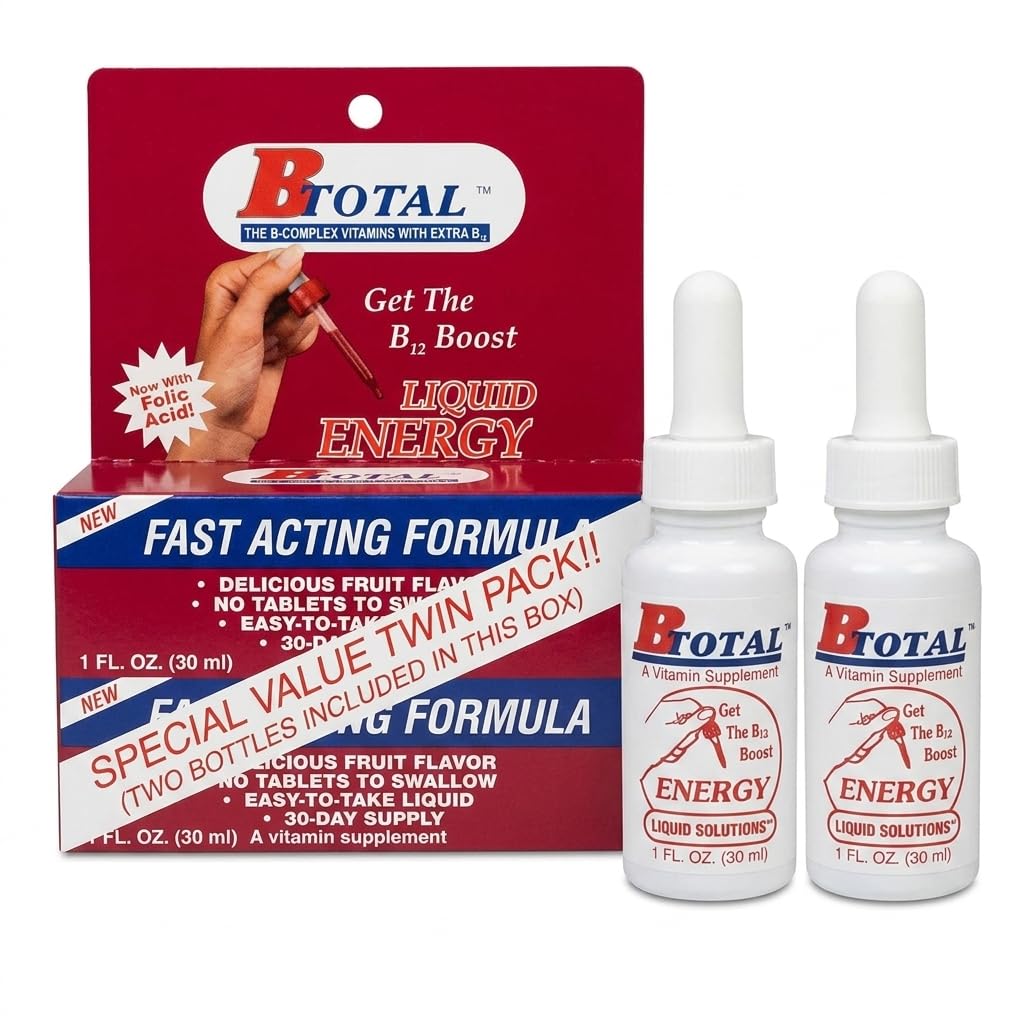 B-total lösning - sublinguella B-vitaminer - Twin Pak