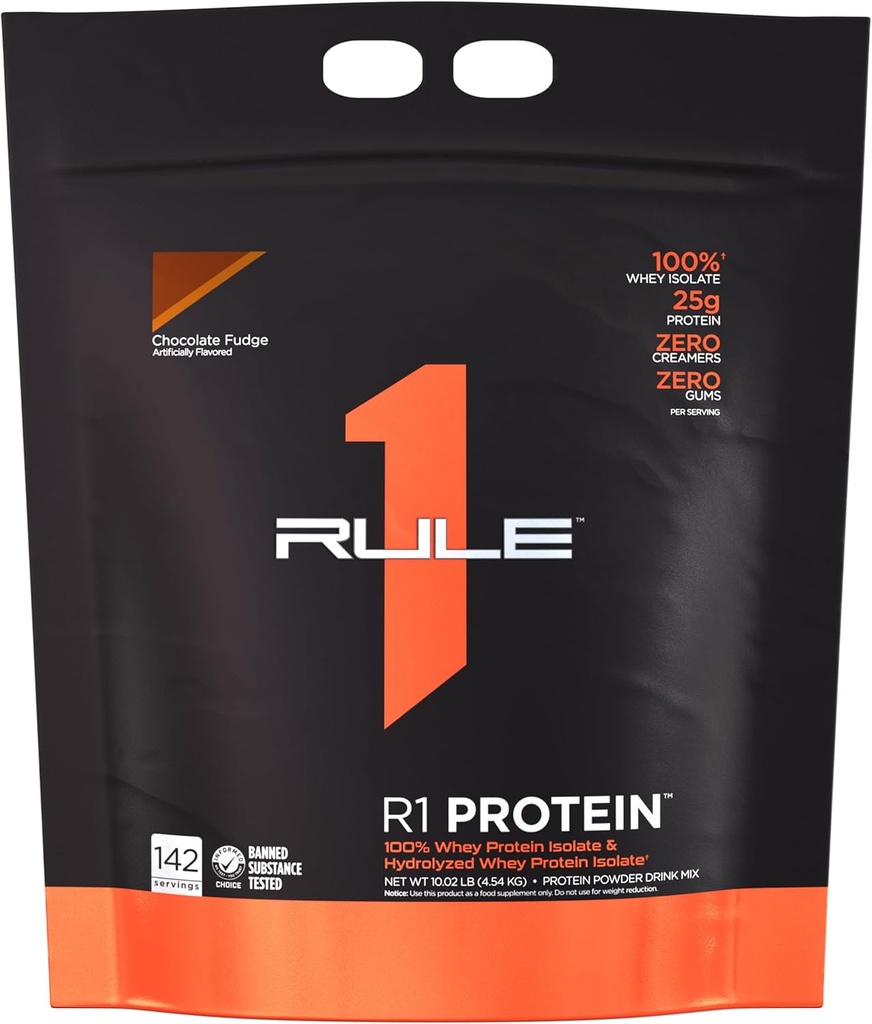 1 artikla R1-proteiini Hera-isolaatti - 25g proteiinia & 6g BCAA Yksinomaan yksittäisistä ja hydrolysoiduista lähteitä harjoitus Recovery (10 punta*, suklaatoffee)