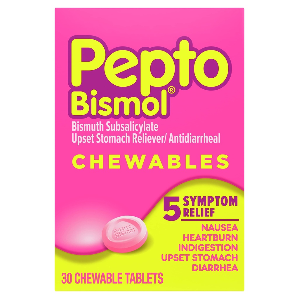 Pepto Bismol Pepto- Bismol Purevat tabletit, 30 t