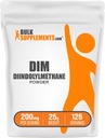 BulkSupplements.com DIM Powder - Diindolylmethane Powder, DIM Supplement för Män & Kvinnor - Unflavored & Gluten Free, 200mg per Servering, 25g (0,88 oz) (Pack of 1)