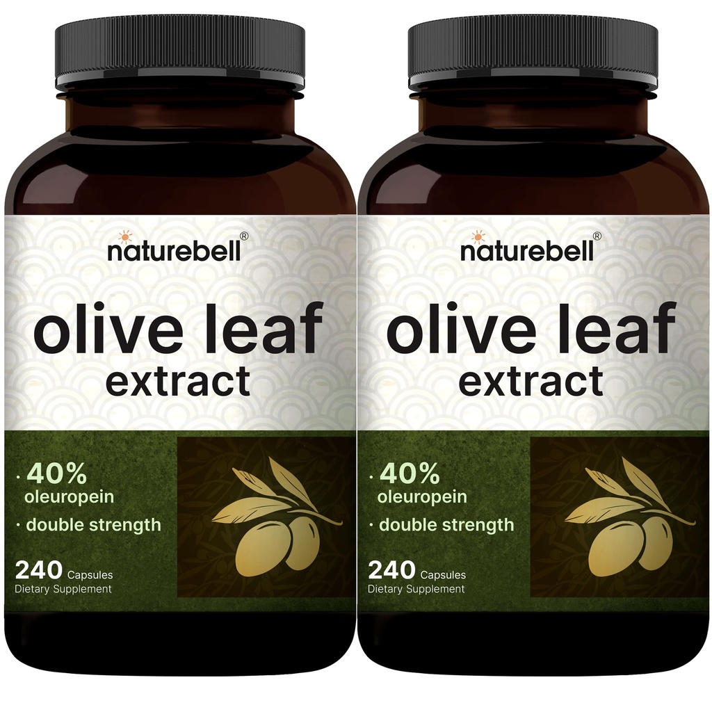 2 Pack Olive Leaf Extract 30000 mg, 480 Kokonaiskapselit ... 40% Aktiivinen oleuropeiini, 50:1 Kasviperäinen Ekvivalentti...