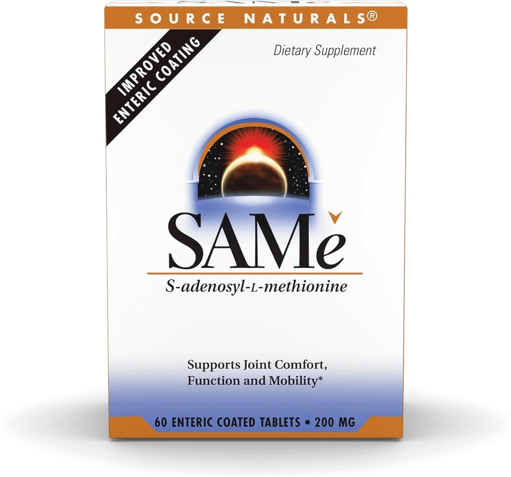 Källa Naturals Same, stöder gemensam komfort, 200mg - 60 Enteric Coated tabletter