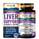 Maksan Cleanse Detox & Korjaus 28-in-1 Maksan tuki - Maito Thistle Voikukka NAC Alpha Lipoic Acid Artisoke & Reishi Chaga Turkki Tail Mushroom . Aktiivinen maksan terveys täydentää, 1540 mg (60 kapselia)