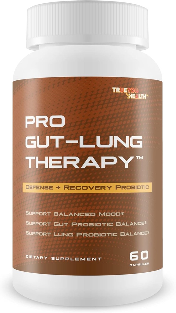 Pro Gut-Lung Therapy - Probiotic Mood Support - Försvar + Recovery Probiotic - Stöd balanserad humör - Stöd Gut Probiotic Balance - Stöd Lung Probiotic Balance - Totalt hälsostöd