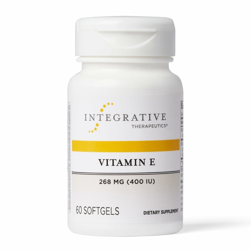 Integratiivinen Therapeutics E-vitamiini - antioksidantti täydentää sydän- ja verisuonihoito * - Heart Support* - Dairy-free & Gluteeniton - 60-vitamiinia Softgels (60 tarjoilua)