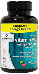 Jäsenet Mark Sublingual B12 5000 mcg (300 kreivi) (3 pakkaus)