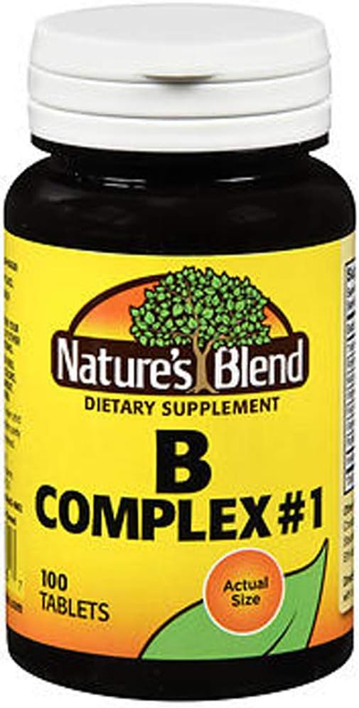 Nature's Blend B Complex #1 Tabletit - 100 ct, 3 tabletin pakkaus