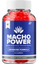 Macho Power Gummies miesten MachoPower Mies Gummies Kaikki luonnolliset täydennysosa, Power Macho Gummies Arvostelut (1 Pack - 60 Gummies)