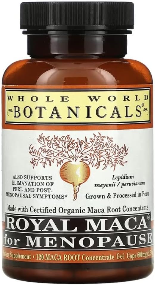 Koko maailma - Royal Maca 120 Gel Caps - Vaihdevuodet tuki