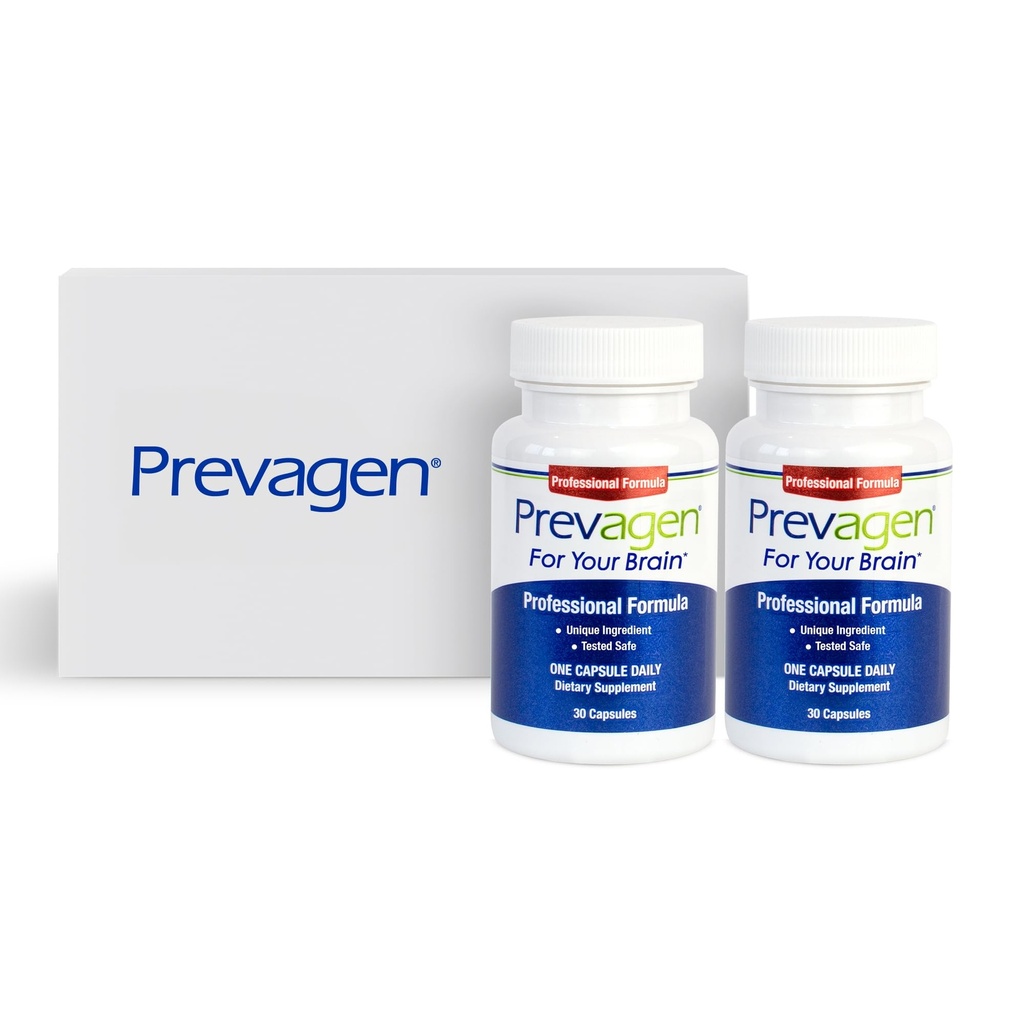 Prevagen Professional Formel - 60 kapslar (2 månads leverans) | Formulerad för din hjärna | 40 mg Apoaequorin Plus Vitamin D3