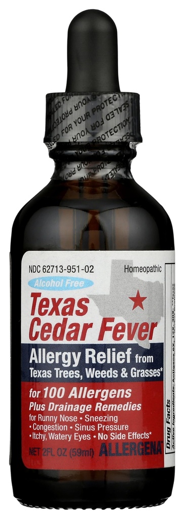 PROGENA Allergena Texas Cedar kuume (2 Fl Ounce, aikuinen)