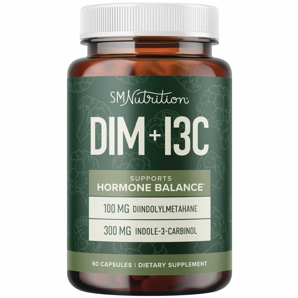 DIM & Indole 3 Karbinolia naisten ja miesten hormonitasapainoon I3C Complex ...
