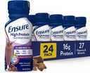 Säkerställ High Protein Milk Chocolate Nutrition Shake, redo att dricka, 16g Protein och 27 Vitaminer och mineraler, 8 fl oz, 24 Pack