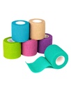 FriCARE Self Adhesive Bandage Wrap, Lääketieteellinen teippi ensiapupakkauksessa, Koostekas laastarit haavoille Sport Vet, 2 tuumaa X 5 Yards 6 rullaa, Sateenkaari