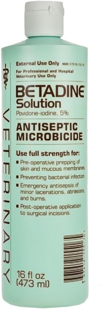 Betadine 5% Solution, 16 Fl Oz (pakkaus 1)