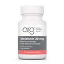 Allergiatutkimusryhmä Melatoniini 20 mg - Pure melatoniini, extra vahvuus aikuisille, unilääke, suuri annos, kasvissyöjä kapselit - 60